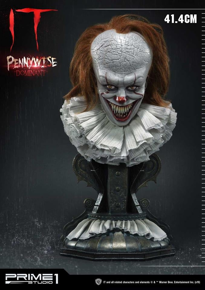 [Pre-Order] PRIME1 STUDIO - HDBIT-02: IT PENNYWISE BUST “DOMINANT” (IT 2017)