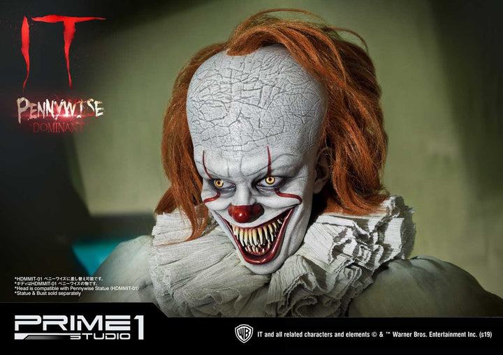 [Pre-Order] PRIME1 STUDIO - HDBIT-02: IT PENNYWISE BUST “DOMINANT” (IT 2017)