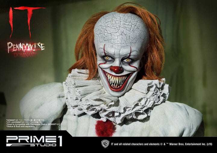 [Pre-Order] PRIME1 STUDIO - HDBIT-02: IT PENNYWISE BUST “DOMINANT” (IT 2017)