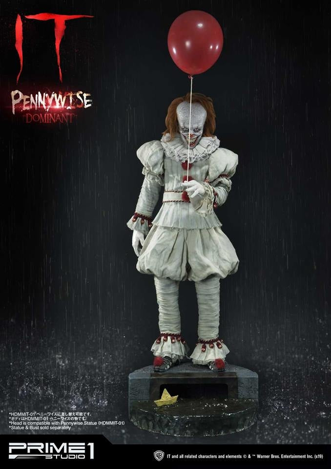 [Pre-Order] PRIME1 STUDIO - HDBIT-02: IT PENNYWISE BUST “DOMINANT” (IT 2017)