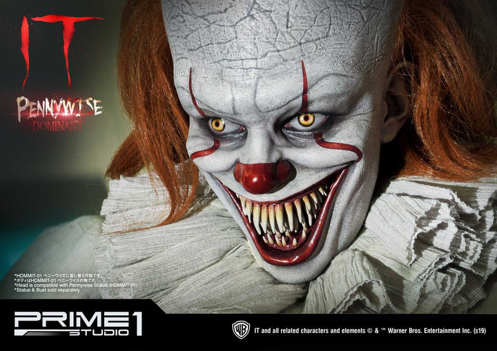 [Pre-Order] PRIME1 STUDIO - HDBIT-02: IT PENNYWISE BUST “DOMINANT” (IT 2017)