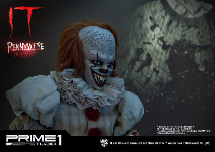 [Pre-Order] PRIME1 STUDIO - HDBIT-02: IT PENNYWISE BUST “DOMINANT” (IT 2017)