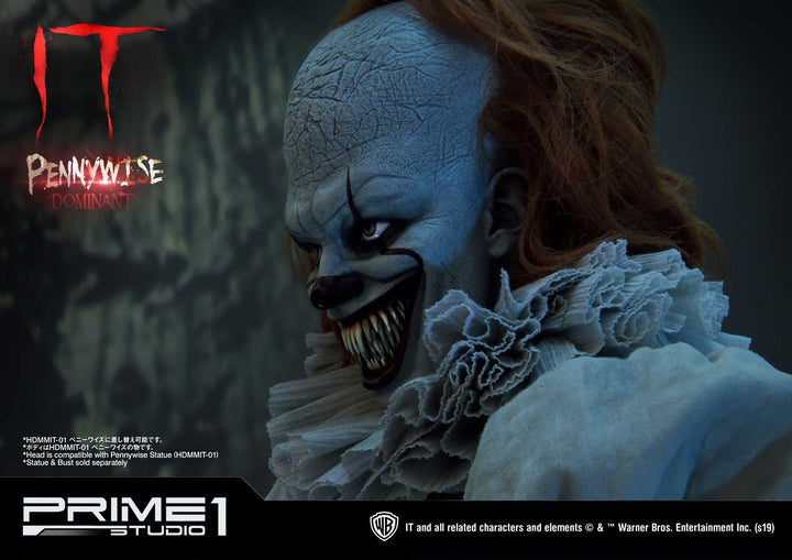 [Pre-Order] PRIME1 STUDIO - HDBIT-02: IT PENNYWISE BUST “DOMINANT” (IT 2017)