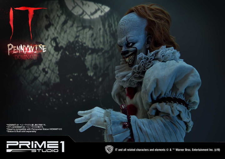 [Pre-Order] PRIME1 STUDIO - HDBIT-02: IT PENNYWISE BUST “DOMINANT” (IT 2017)