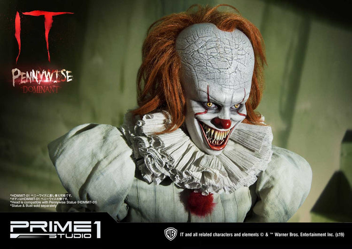 [Pre-Order] PRIME1 STUDIO - HDBIT-02: IT PENNYWISE BUST “DOMINANT” (IT 2017)