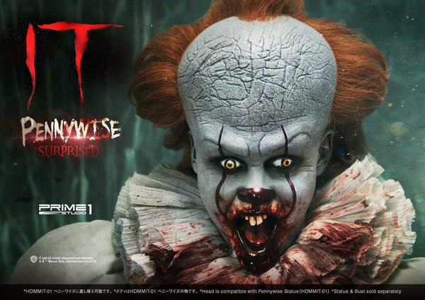 [Pre-Order] PRIME1 STUDIO - HDBIT-02: IT PENNYWISE BUST “DOMINANT” (IT 2017)