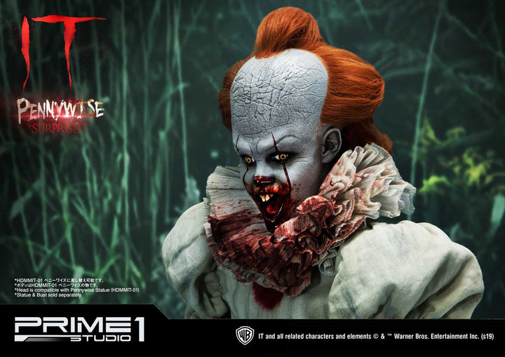 [Pre-Order] PRIME1 STUDIO - HDBIT-02: IT PENNYWISE BUST “DOMINANT” (IT 2017)