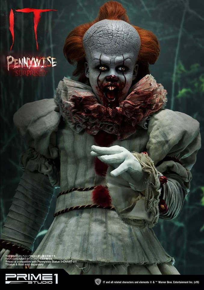 [Pre-Order] PRIME1 STUDIO - HDBIT-02: IT PENNYWISE BUST “DOMINANT” (IT 2017)