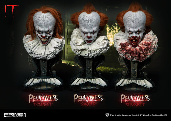 [Pre-Order] PRIME1 STUDIO - HDBIT-03: IT PENNYWISE BUST “SURPRISED” (IT 2017)