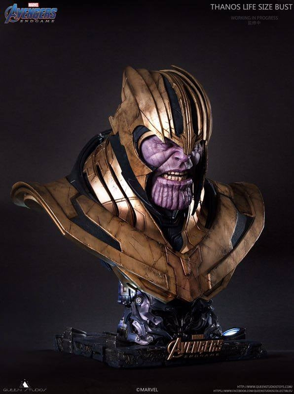 [Pre-Order] Queen Studios - AVENGERS:INFINITY WAR - LOKI LIFE SIDE BUST