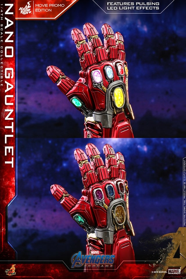 Hot Toys - ACS008 - Avengers: Endgame - 1/4th scale Nano Gauntlet (Movie Promo Edition) Collectible