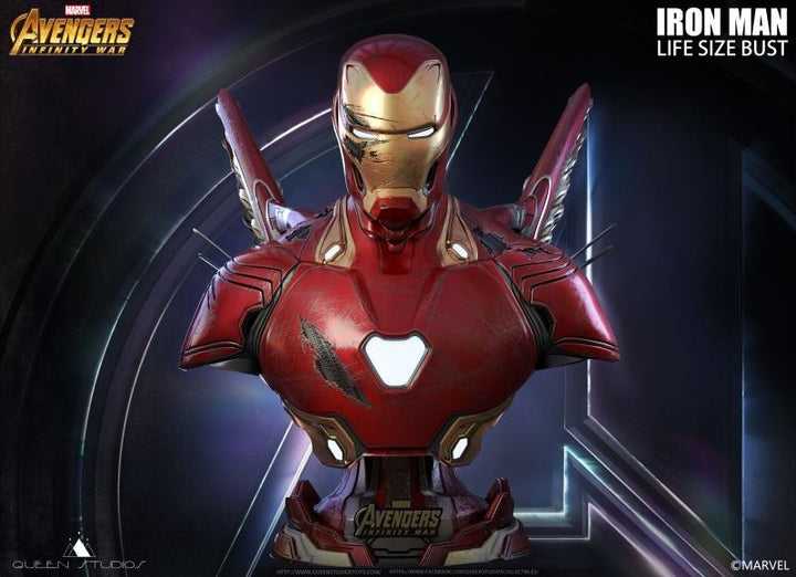 [Pre-Order] Queen Studios - AVENGERS:INFINITY WAR - IRON SPIDER LIFE SIDE BUST