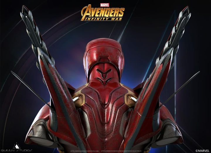 [Pre-Order] Queen Studios - AVENGERS:INFINITY WAR - IRON SPIDER LIFE SIDE BUST