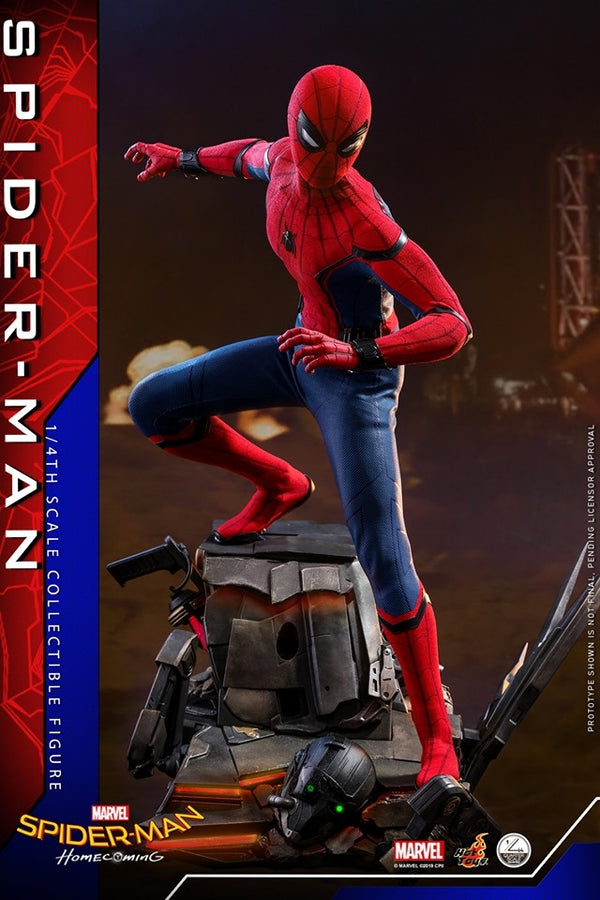 [Pre-Order] Hot Toys - QS014 - Spider-Man: Homecoming - 1/4th scale Spider-Man Collectible Figure