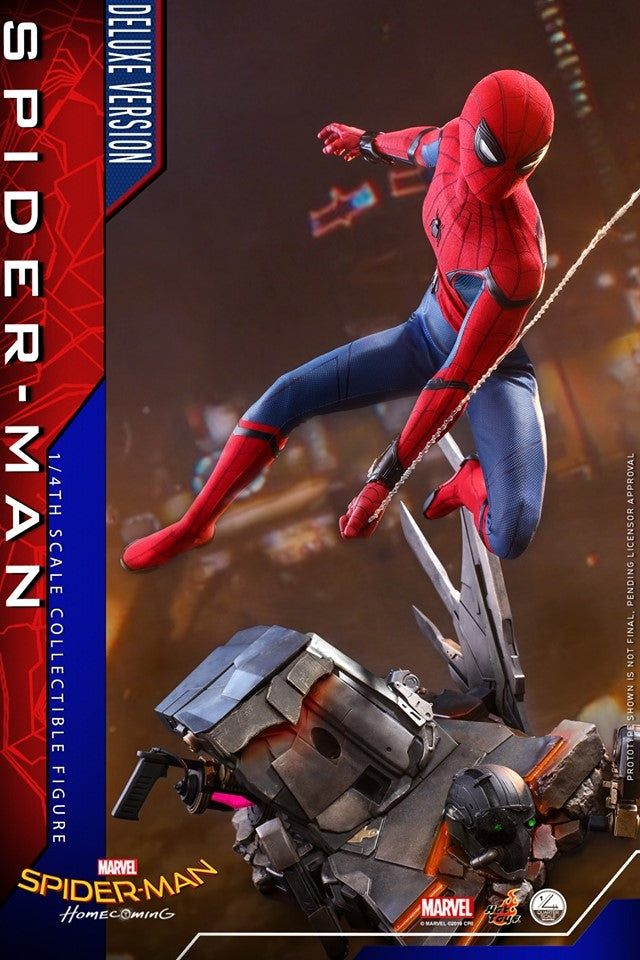 [Pre-Order] Hot Toys - QS014 - Spider-Man: Homecoming - 1/4th scale Spider-Man Collectible Figure