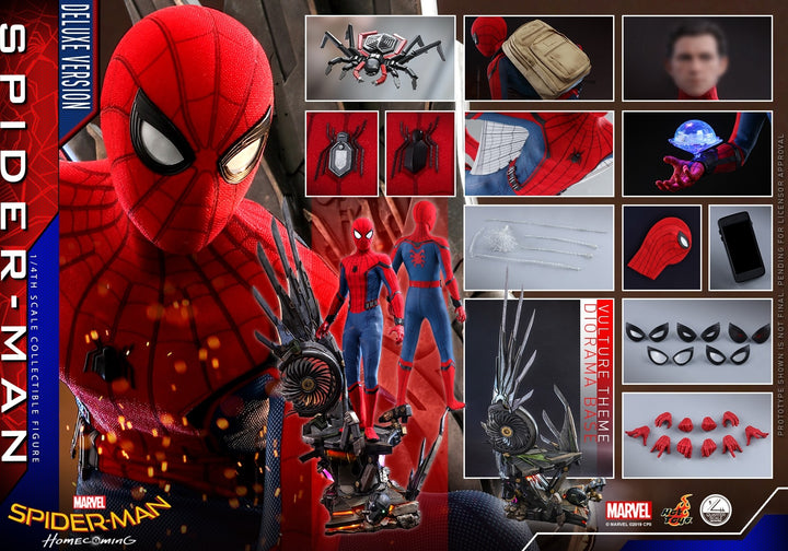 [Pre-Order] Hot Toys - QS014 - Spider-Man: Homecoming - 1/4th scale Spider-Man Collectible Figure