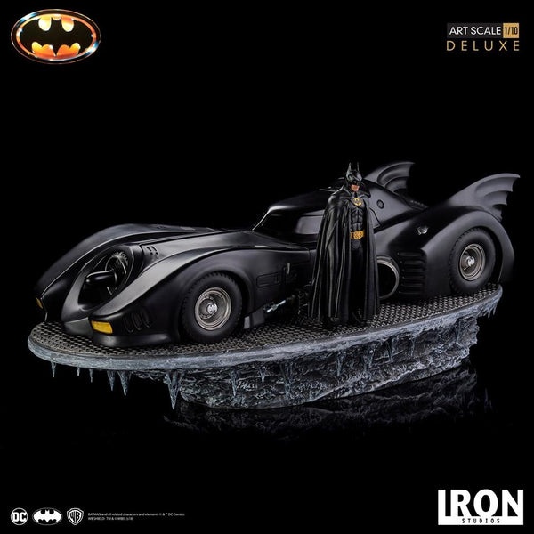 [Pre-Oder] Iron Studios - Batman & Batmobile Deluxe Art Scale 1/10 - Batman (1989)