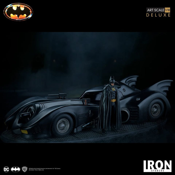 [Pre-Oder] Iron Studios - Batman & Batmobile Deluxe Art Scale 1/10 - Batman (1989)