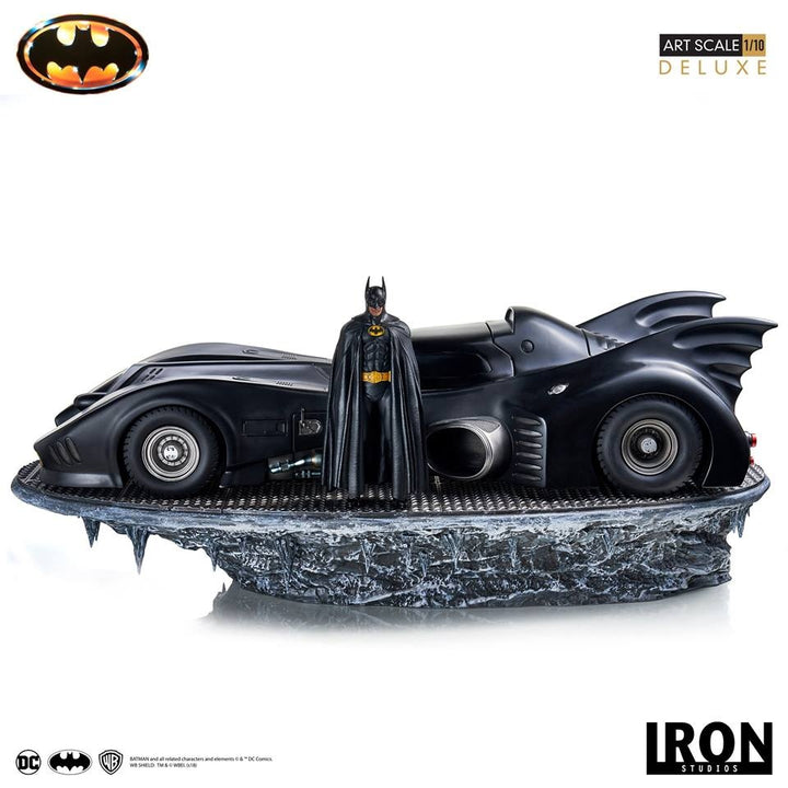 [Pre-Oder] Iron Studios - Batman & Batmobile Deluxe Art Scale 1/10 - Batman (1989)