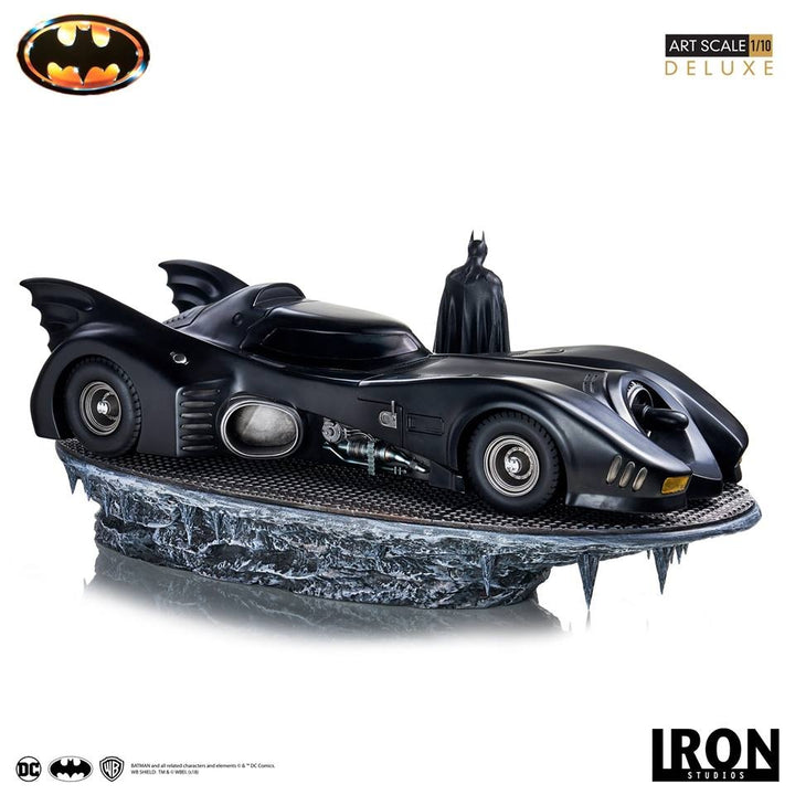 [Pre-Oder] Iron Studios - Batman & Batmobile Deluxe Art Scale 1/10 - Batman (1989)