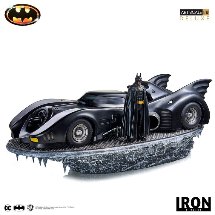 [Pre-Oder] Iron Studios - Batman & Batmobile Deluxe Art Scale 1/10 - Batman (1989)