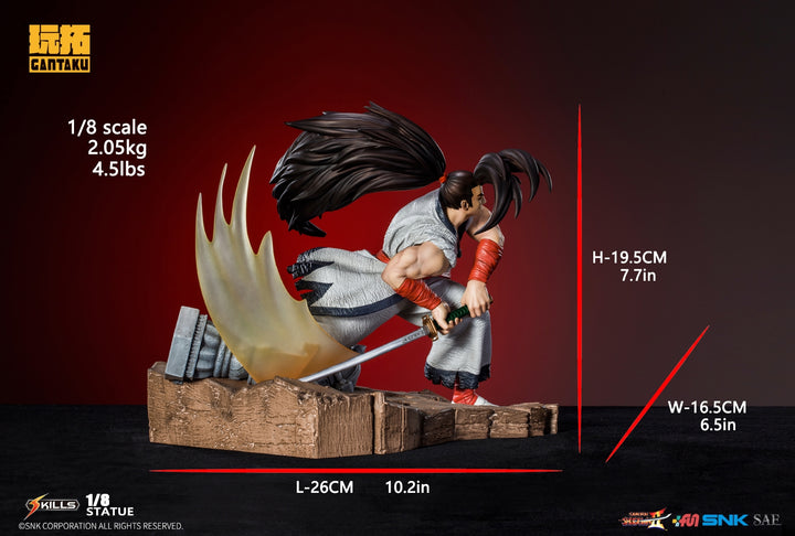 [Pre-Order] GANTAKU - Kibagami Genjuro of Samurai ShodownⅡ of SNK 1/8 Statue