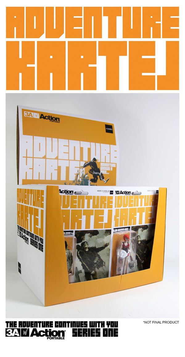 3A - 1/12th - Action Portable Adventure Kartel Retail set - Series ONE