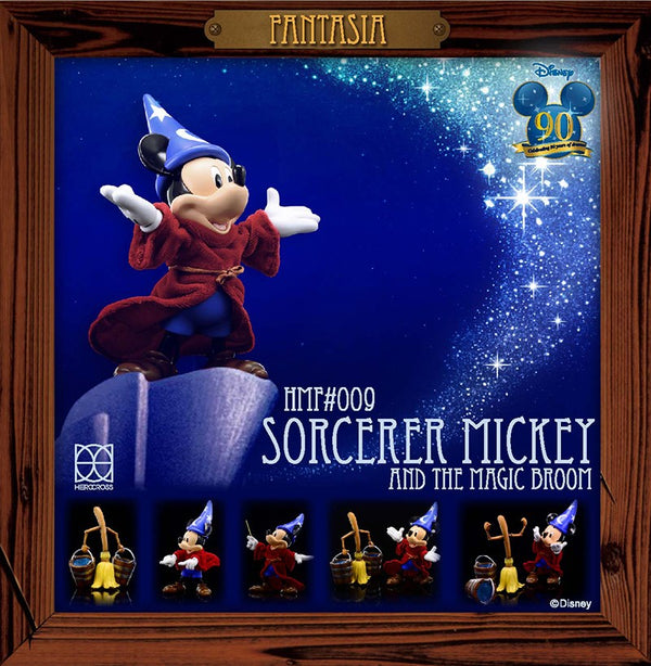 Hybrid Metal Action Figuration - Sorcerer Mickey & The Magic Broom