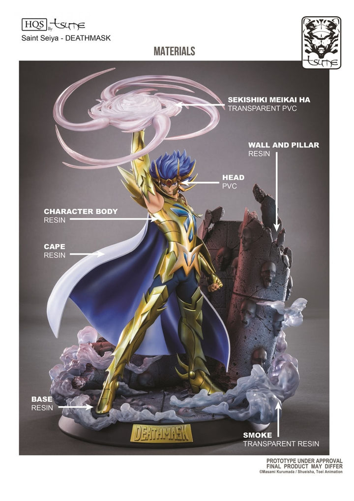 [Pre-Order] TSUME Art - HQS - Saint Seiya - Deathmask