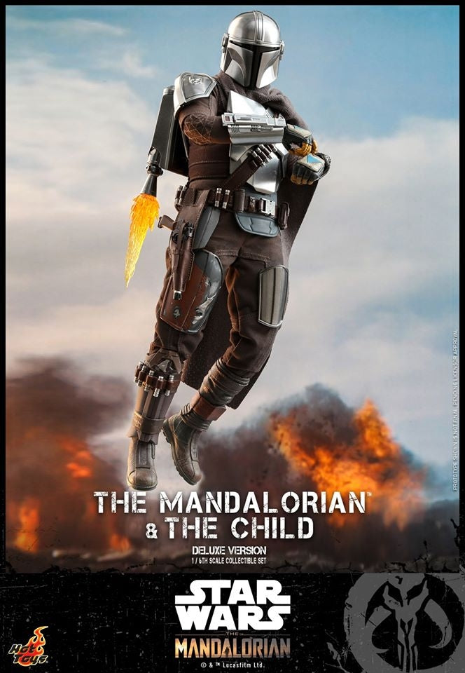 [Pre-Oder] Hot Toys - TMS015 - The Mandalorian - 1/6th scale The Mandalorian and The Child Collectible Set (Deluxe Version)