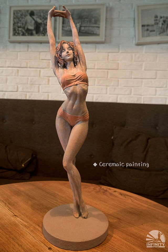 Infinity Studio -MORNING BEAUTIFUL 1/6 SCALE STATUE - CERAMIC PAINT