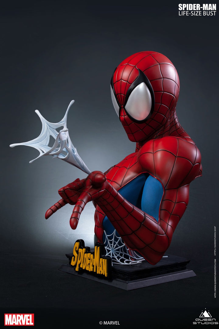 Queen Studios - Comic Spider-Man Bust (Red/Blue)