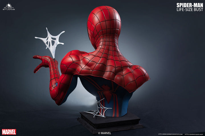 Queen Studios - Comic Spider-Man Bust (Red/Blue)