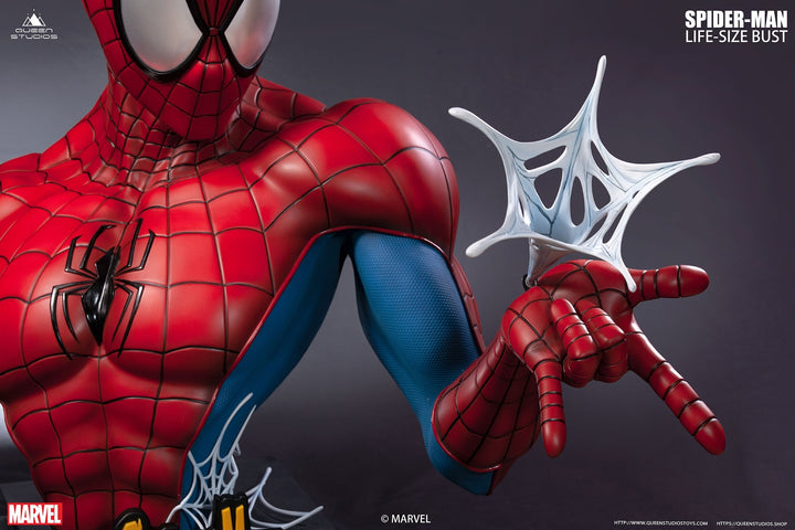 Queen Studios - Comic Spider-Man Bust (Red/Blue)