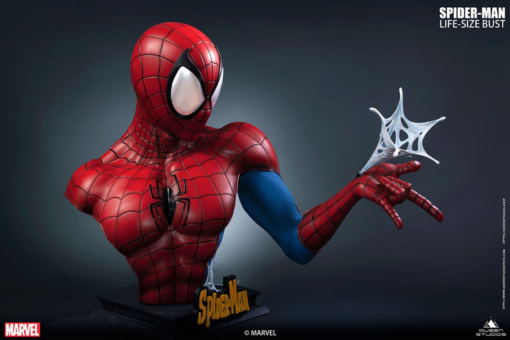 Queen Studios - Comic Spider-Man Bust (Red/Blue)