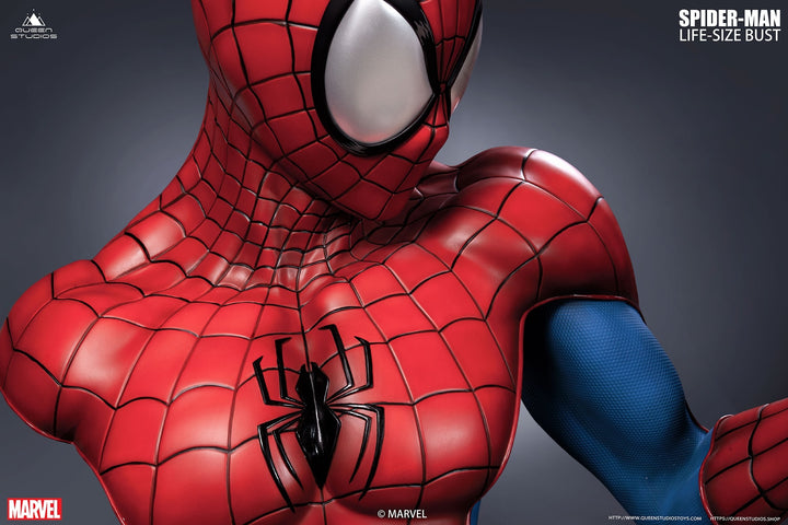 Queen Studios - Comic Spider-Man Bust (Red/Blue)