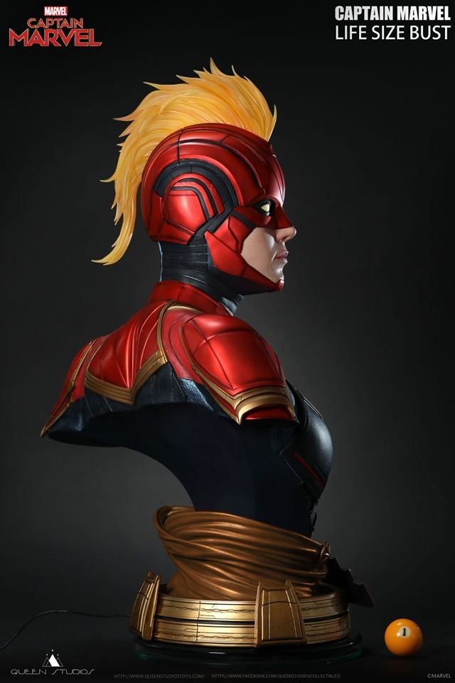 Queen Studios - Captain Marvel 1:1 Lifesize Bust