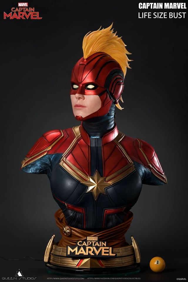 Queen Studios - Captain Marvel 1:1 Lifesize Bust