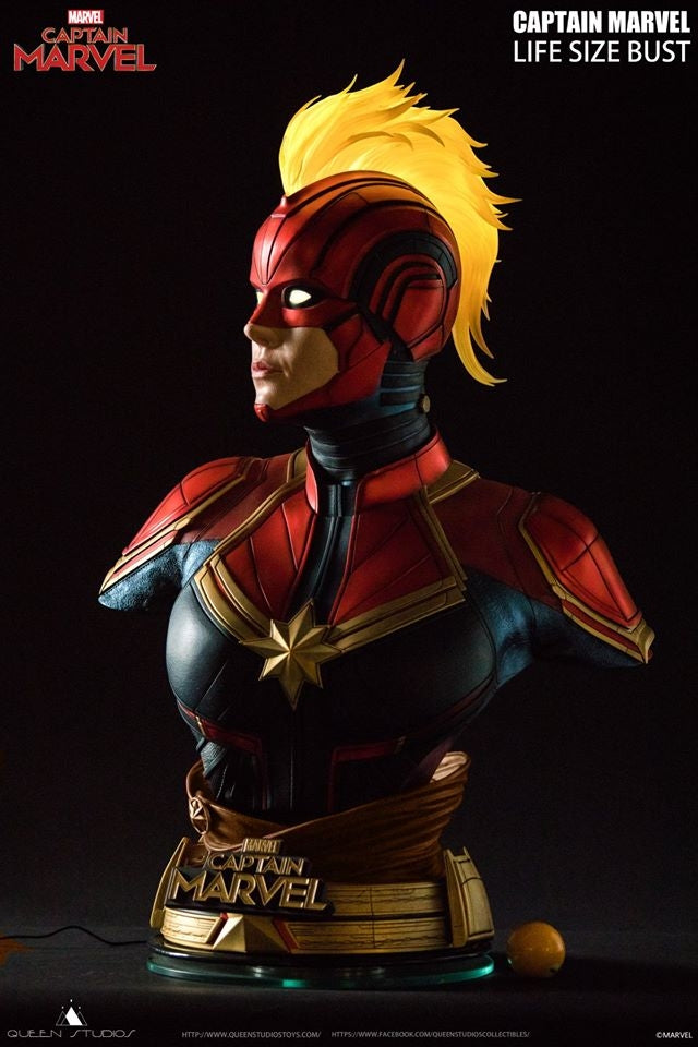 Queen Studios - Captain Marvel 1:1 Lifesize Bust