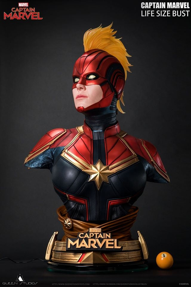 Queen Studios - Captain Marvel 1:1 Lifesize Bust