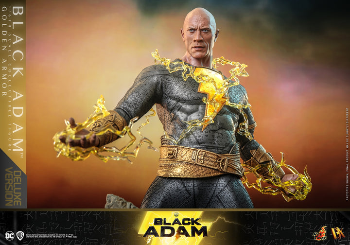 Hot Toys - DX31 - Black Adam - 1/6th scale Black Adam (Golden Armor) Collectible Figure (Deluxe Version)