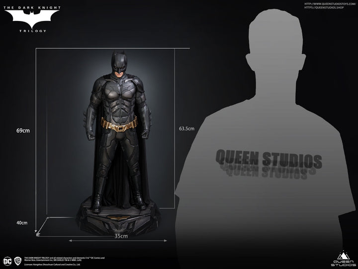 [Pre-Order] Queen Studios - Batman: The Dark Knight Trilogy 1:3 Scale Statue (Premium Edition)