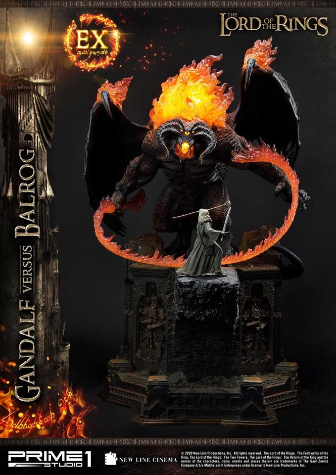 [Pre-Order] PRIME1 STUDIO - PMLOTR-02EX GANDALF VS BALROG EX VER. (THE LORD OF THE RINGS)