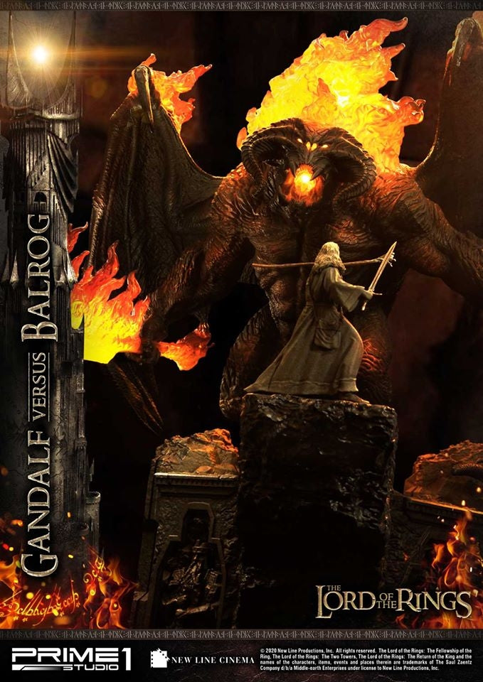 [Pre-Order] PRIME1 STUDIO - PMLOTR-02EX GANDALF VS BALROG EX VER. (THE LORD OF THE RINGS)