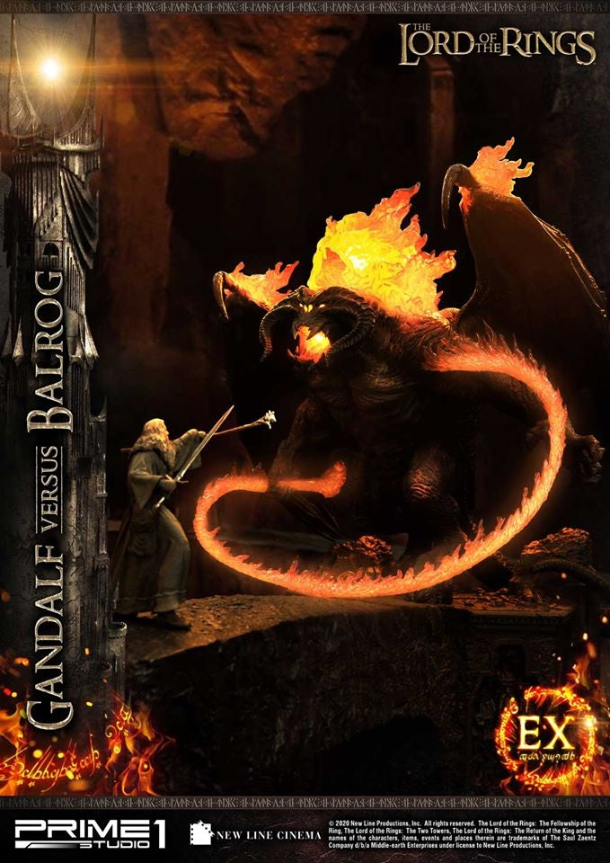 [Pre-Order] PRIME1 STUDIO - PMLOTR-02EX GANDALF VS BALROG EX VER. (THE LORD OF THE RINGS)