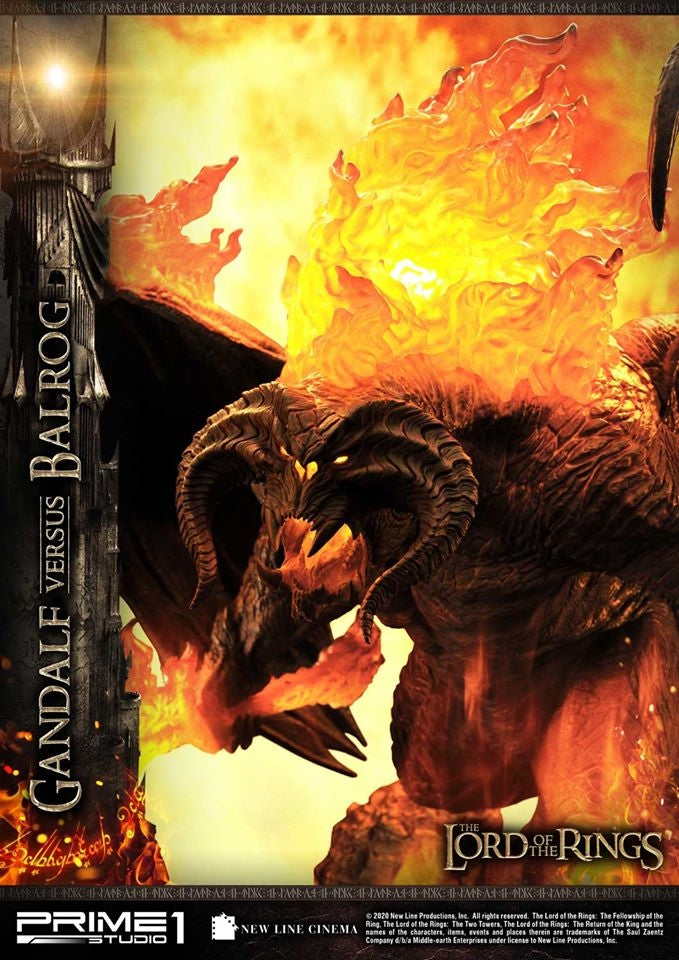 [Pre-Order] PRIME1 STUDIO - PMLOTR-02EX GANDALF VS BALROG EX VER. (THE LORD OF THE RINGS)