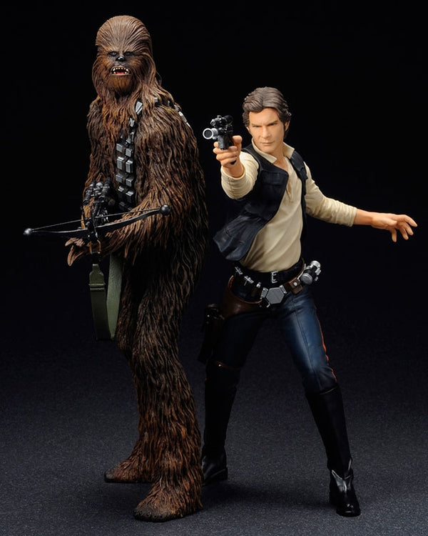 Kotobukiya - ARTFX+ - Star Wars - Han Solo & Chewbacca