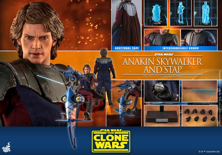 [Pre-Order] Hot Toys - TMS019 - Star Wars: The Clone Wars - 1/6th scale Anakin Skywalker Collectible Figure