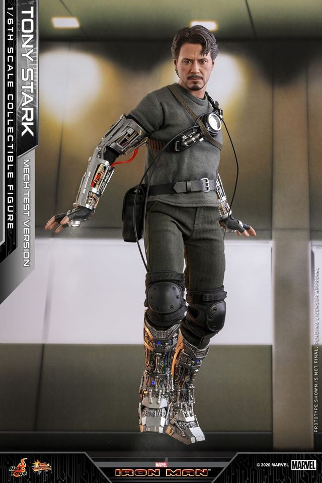 [Pre-Order] Hot Toys - MMS582 - Iron Man - 1/6th scale Tony Stark (Mech Test Version) Collectible Figure (Deluxe Version)