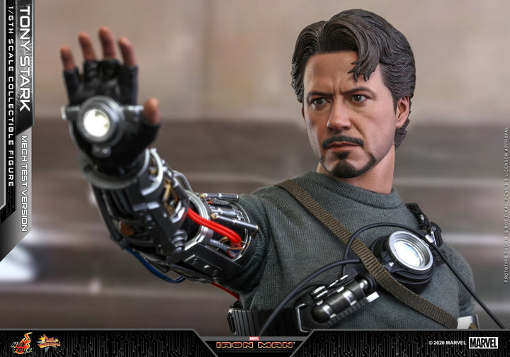 [Pre-Order] Hot Toys - MMS582 - Iron Man - 1/6th scale Tony Stark (Mech Test Version) Collectible Figure (Deluxe Version)